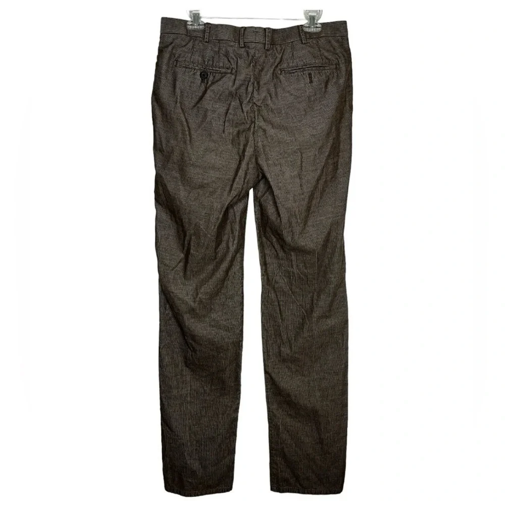 Peter Millar Corduroy Brown Light Striped 5-Pocket Trouser Pants‎ Men's Size 34